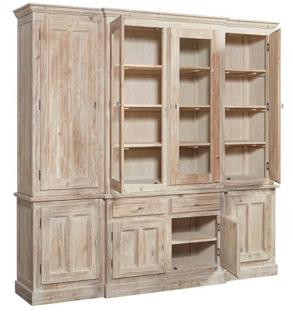 Wainscott Display Cabinet Buffets & Curios LOOMLAN By Furniture Classics