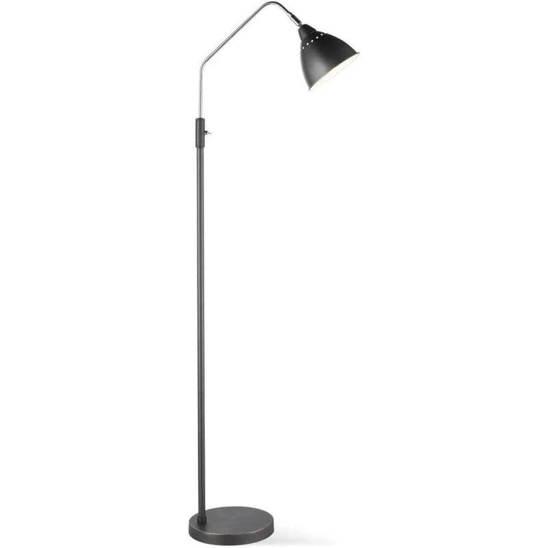 Walden Metal Black Floor Lamp Floor Lamps LOOMLAN By Bassett Mirror