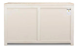 Wall Sideboard With Four Doors Antiqued White Sideboards LOOMLAN By Sarreid