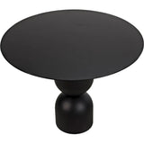 Wanda Dining Table, Black Steel Dining Tables LOOMLAN By Noir