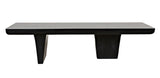 Ward Coffee Table, Hand Rubbed Black Coffee Tables LOOMLAN By Noir