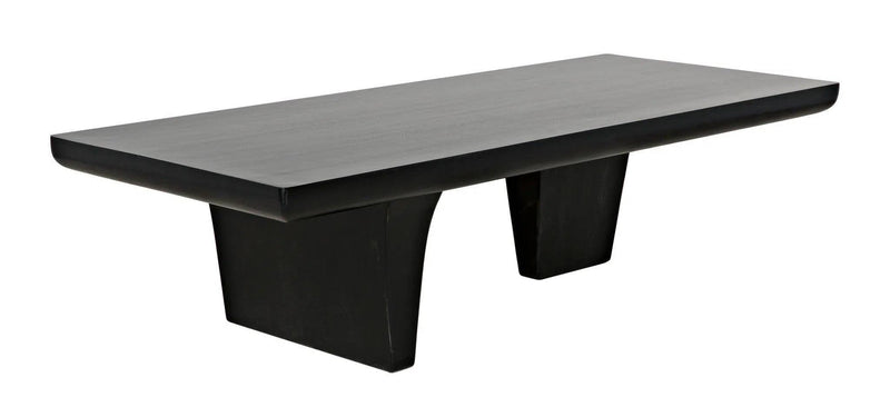 Ward Coffee Table, Hand Rubbed Black Coffee Tables LOOMLAN By Noir