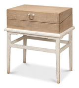 Warmly Box On Stand Side Table Side Tables LOOMLAN By Sarreid