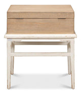 Warmly Box On Stand Side Table Side Tables LOOMLAN By Sarreid