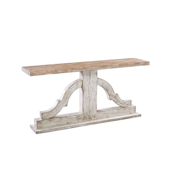 Washed Bracket Console Console Tables LOOMLAN By Furniture Classics