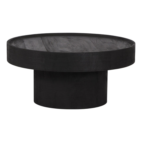 Watson Coffee Table Matte Black Coffee Tables LOOMLAN By Zuo Modern