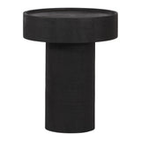 Watson Side Table Matte Black Side Tables LOOMLAN By Zuo Modern