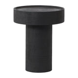 Watson Side Table Matte Black Side Tables LOOMLAN By Zuo Modern