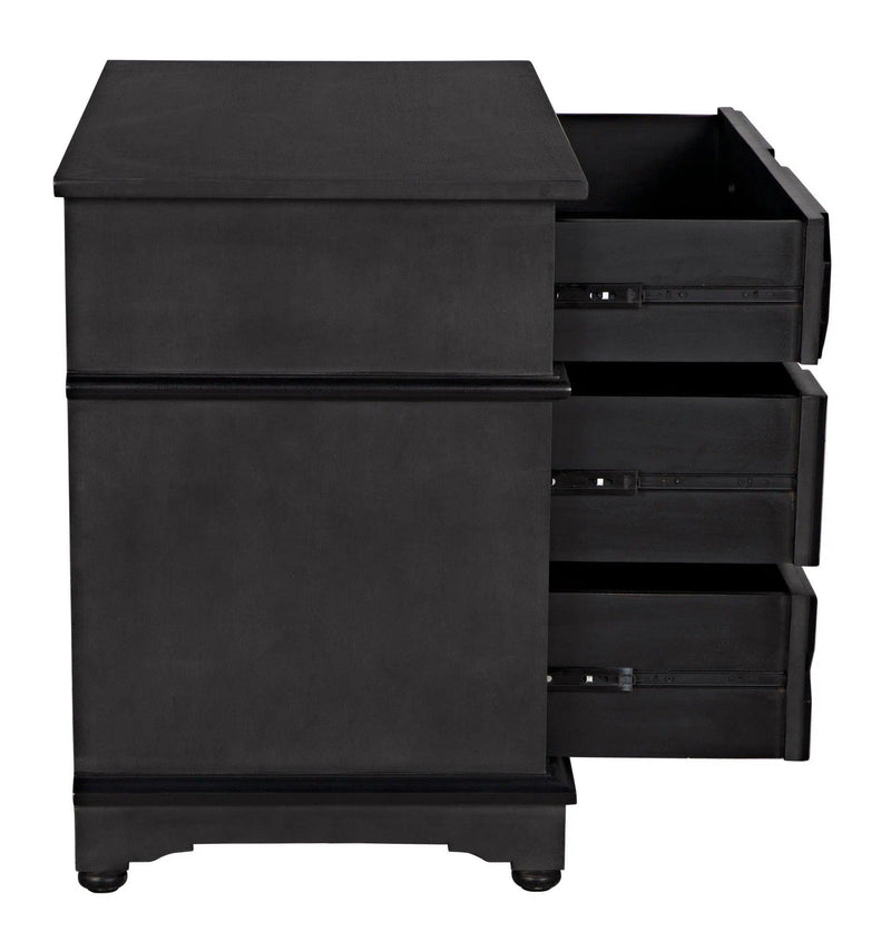 Watson Wood Black Dresser Dressers LOOMLAN By Noir