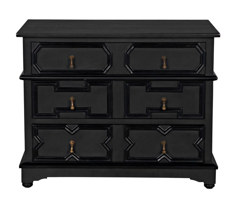 Watson Wood Black Dresser Dressers LOOMLAN By Noir