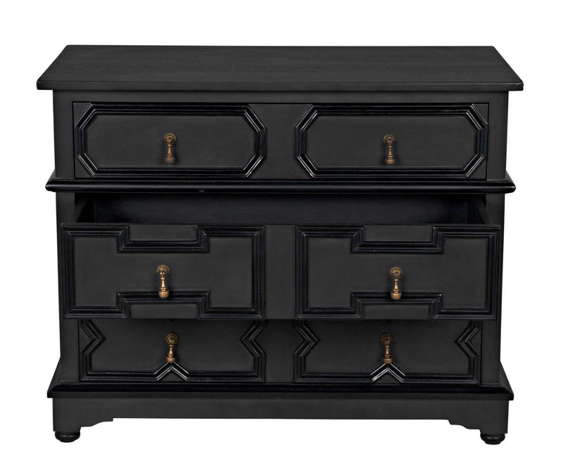 Watson Wood Black Dresser Dressers LOOMLAN By Noir