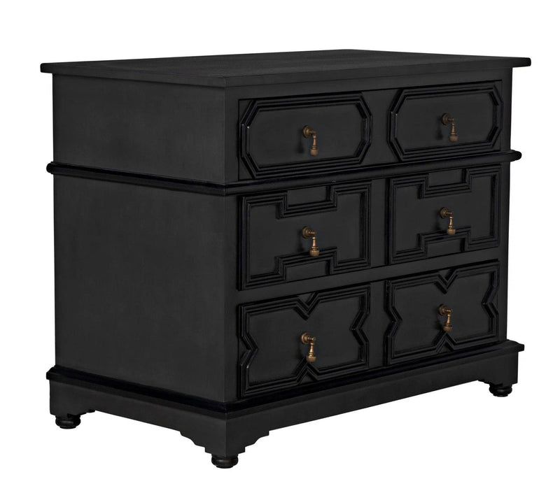 Watson Wood Black Dresser Dressers LOOMLAN By Noir