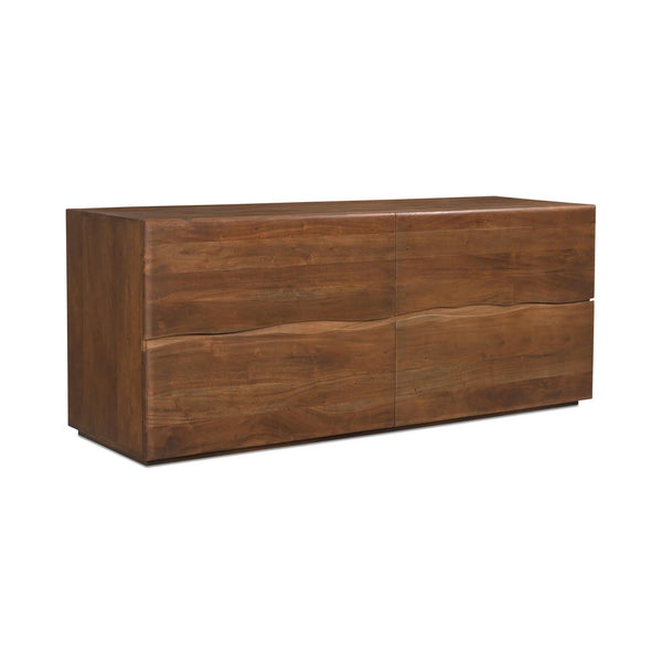 Watson Wood Brown 4 Drawer Dresser Dressers LOOMLAN By Moe's Home