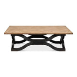 Wavy Coffee Table Antique Black Coffee Tables LOOMLAN By Sarreid