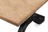 Wavy Coffee Table Antique Black Coffee Tables LOOMLAN By Sarreid