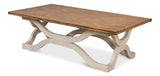 Wavy Coffee Table Antique White Coffee Tables LOOMLAN By Sarreid