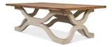 Wavy Coffee Table Antique White Coffee Tables LOOMLAN By Sarreid