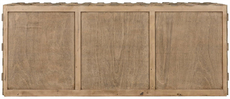 Weave Wood Bleached Walnut Sideboard Sideboards LOOMLAN By Noir