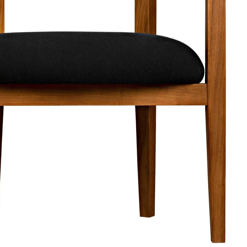 Webster Club Chair, Teak Dining Chairs LOOMLAN By Noir