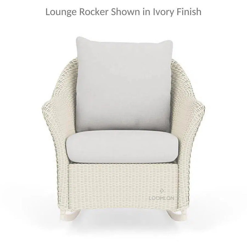 Weekend Retreat 3 Piece Wicker Loveseat & Rocker Set Lloyd Flanders Outdoor Lounge Sets LOOMLAN By Lloyd Flanders