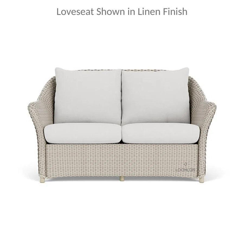 Weekend Retreat 3 Piece Wicker Loveseat & Rocker Set Lloyd Flanders Outdoor Lounge Sets LOOMLAN By Lloyd Flanders