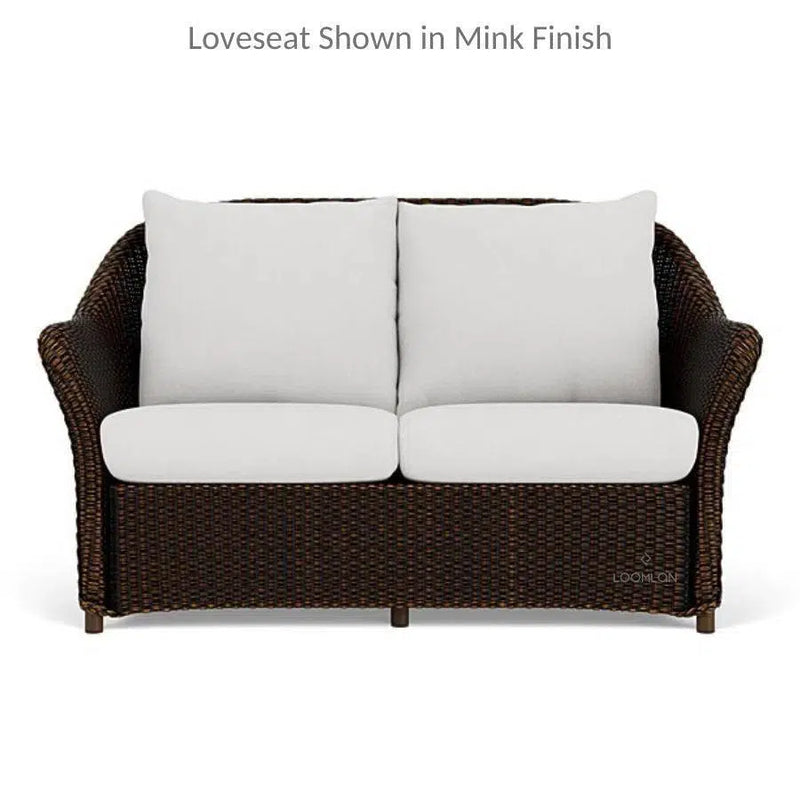 Weekend Retreat 4 PC Loveseat Lounge Chair Set Lloyd Flanders Outdoor Lounge Sets LOOMLAN By Lloyd Flanders