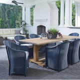 Weekend Retreat Dining Chair All Weather Wicker Lloyd Flanders Outdoor Dining Chairs LOOMLAN By Lloyd Flanders