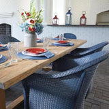 Weekend Retreat Dining Chair All Weather Wicker Lloyd Flanders Outdoor Dining Chairs LOOMLAN By Lloyd Flanders