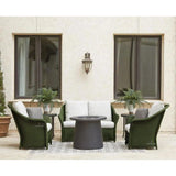 Weekend Retreat Ottoman All Weather Wicker Lloyd Flanders Outdoor Ottomans LOOMLAN By Lloyd Flanders