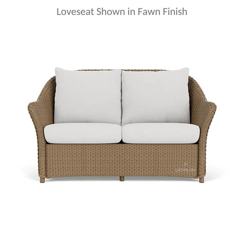 Weekend Retreat Outdoor Loveseat All Weather Wicker Lloyd Flanders Outdoor Sofas & Loveseats LOOMLAN By Lloyd Flanders