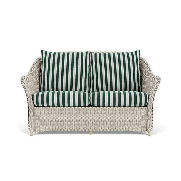 Weekend Retreat Outdoor Loveseat All Weather Wicker Lloyd Flanders Outdoor Sofas & Loveseats LOOMLAN By Lloyd Flanders