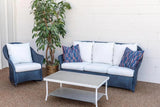 Weekend Retreat Outdoor Sofa All Weather Wicker Lloyd Flanders Outdoor Sofas & Loveseats LOOMLAN By Lloyd Flanders