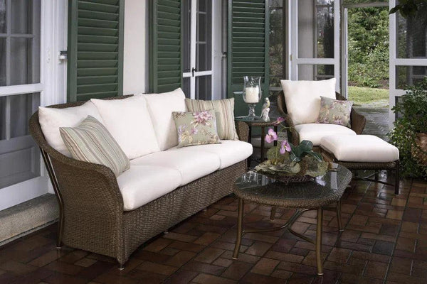 Weekend Retreat Outdoor Sofa All Weather Wicker Lloyd Flanders Outdoor Sofas & Loveseats LOOMLAN By Lloyd Flanders