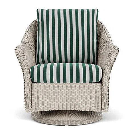 Weekend Retreat Outdoor Swivel Glider Lounge Chair Lloyd Flanders Outdoor Lounge Chairs LOOMLAN By Lloyd Flanders