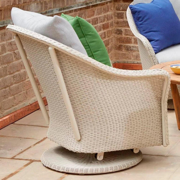 Weekend Retreat Outdoor Swivel Glider Lounge Chair Lloyd Flanders Outdoor Lounge Chairs LOOMLAN By Lloyd Flanders