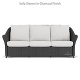 Weekend Retreat Wicker Sofa Lounge Set Lloyd Flanders Outdoor Lounge Sets LOOMLAN By Lloyd Flanders