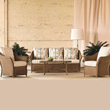 Weekend Retreat Wicker Sofa Lounge Set Lloyd Flanders Outdoor Lounge Sets LOOMLAN By Lloyd Flanders