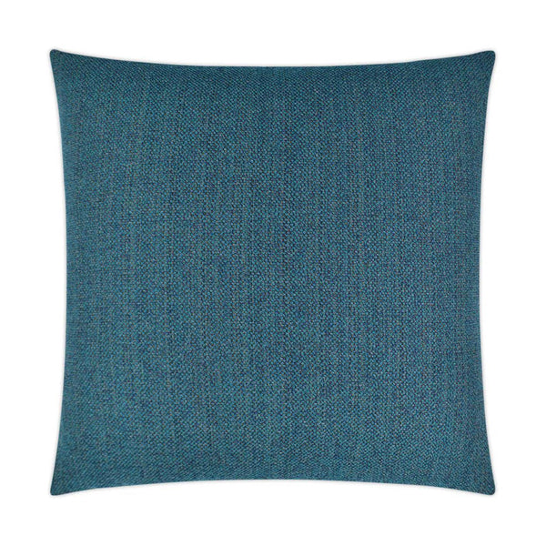 Wellford Peacock Teal Throw Pillow With Insert Throw Pillows LOOMLAN By D.V. Kap