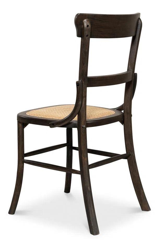 Wesley Dining Chairs Set of 2 Rattan Seat Dining Chairs LOOMLAN By Sarreid