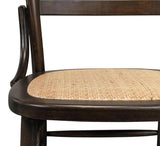 Wesley Dining Chairs Set of 2 Rattan Seat Dining Chairs LOOMLAN By Sarreid