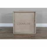 Westwood Taupe Ottoman Tray Trays LOOMLAN By Sunny D