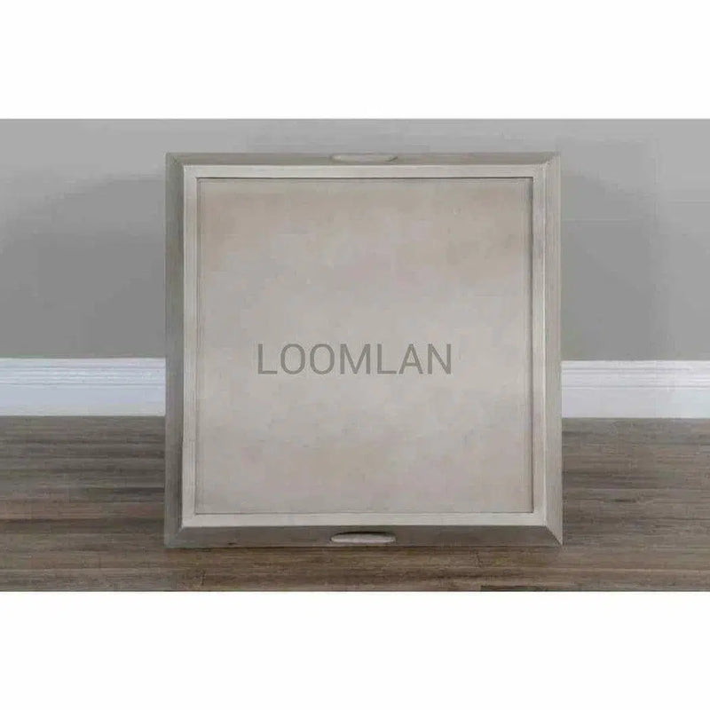 Westwood Taupe Ottoman Tray Trays LOOMLAN By Sunny D