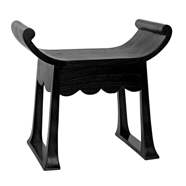 Wey Stool, Charcoal Black Poufs and Stools LOOMLAN By Noir