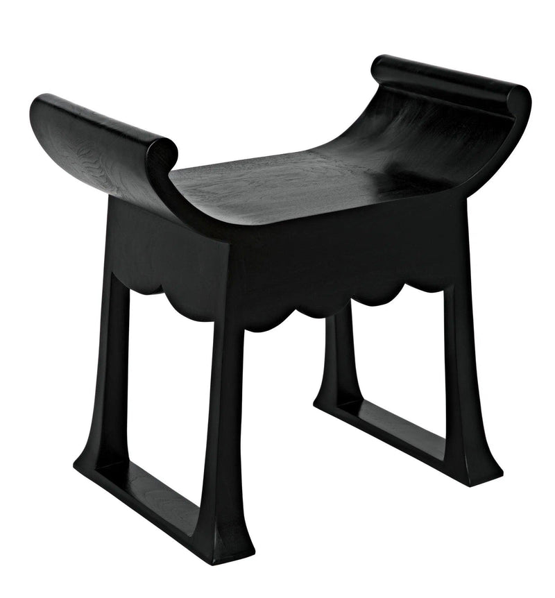 Wey Stool, Charcoal Black Poufs and Stools LOOMLAN By Noir