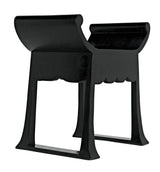 Wey Stool, Charcoal Black Poufs and Stools LOOMLAN By Noir