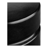 Whim Black Concrete Accent Table Side Tables LOOMLAN By Moe's Home