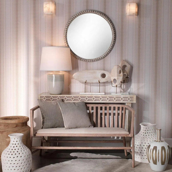 White Alabaster Borealis Hexagon Wall Sconce Wall Sconces LOOMLAN By Jamie Young