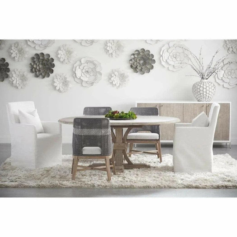 Grey rope dining discount chairs