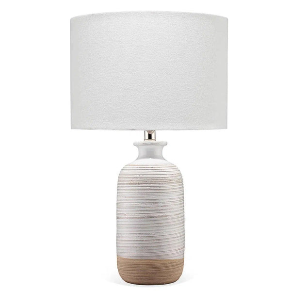 White Ceramic Ashwell Table Lamp Table Lamps LOOMLAN By Jamie Young