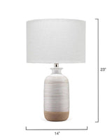 White Ceramic Ashwell Table Lamp Table Lamps LOOMLAN By Jamie Young